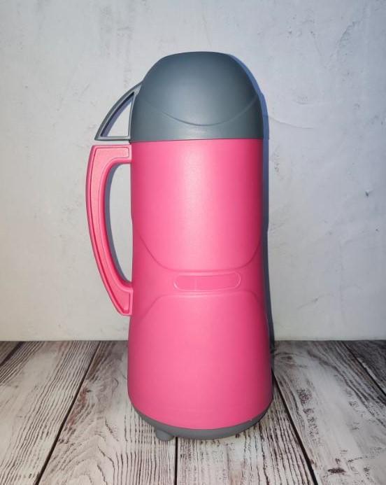 Термос зі скляною колбою Stenson 1,8 л Рожевий (12337339) - фото 3