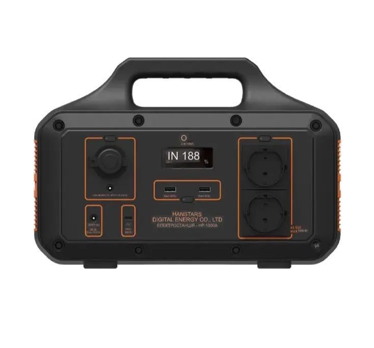 Зарядная станция портативная Hanstars HP1000A LiFePo4 1000W/768Wh (HP1000B) Зарядная станция портативная Hanstars HP1000A LiFePo4 1000W/768Wh (HP1000B)
