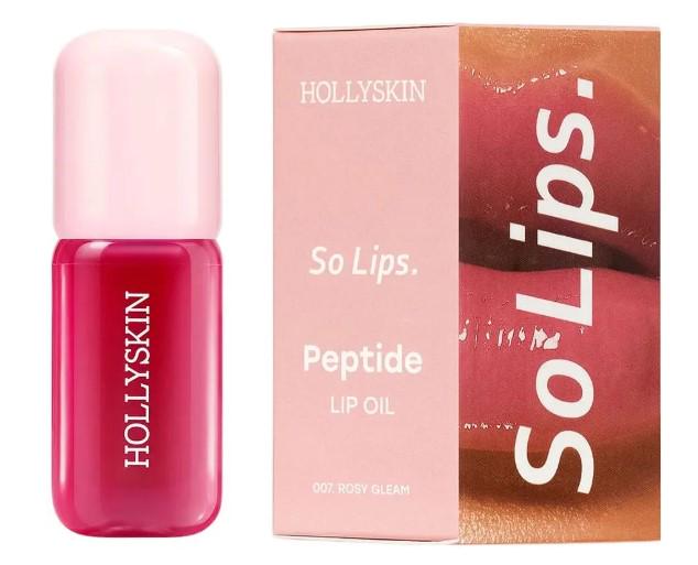 Масло для губ увлажняющее HOLLYSKIN So Lips Peptide Lip Oil 007 Rosy Gleam 4 мл