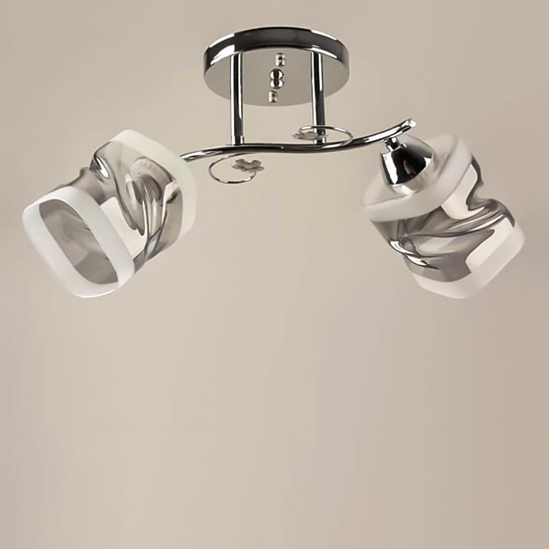 Люстра стельова Light House SC-18217/2 46х22х21 см Хром