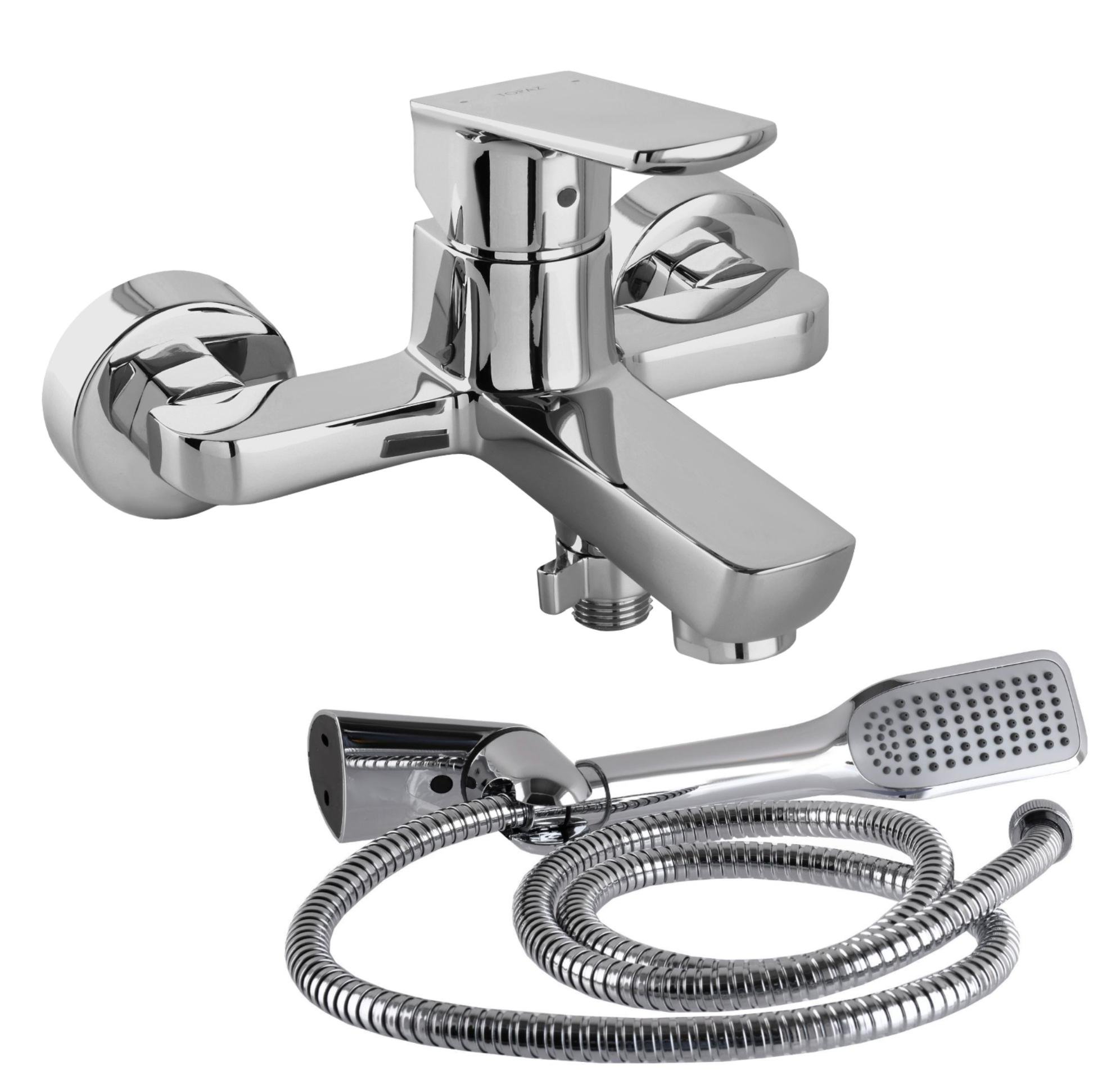 Змішувач для ванни Topaz Lexi TL21101A-H57-0 з душовим гарнітуром