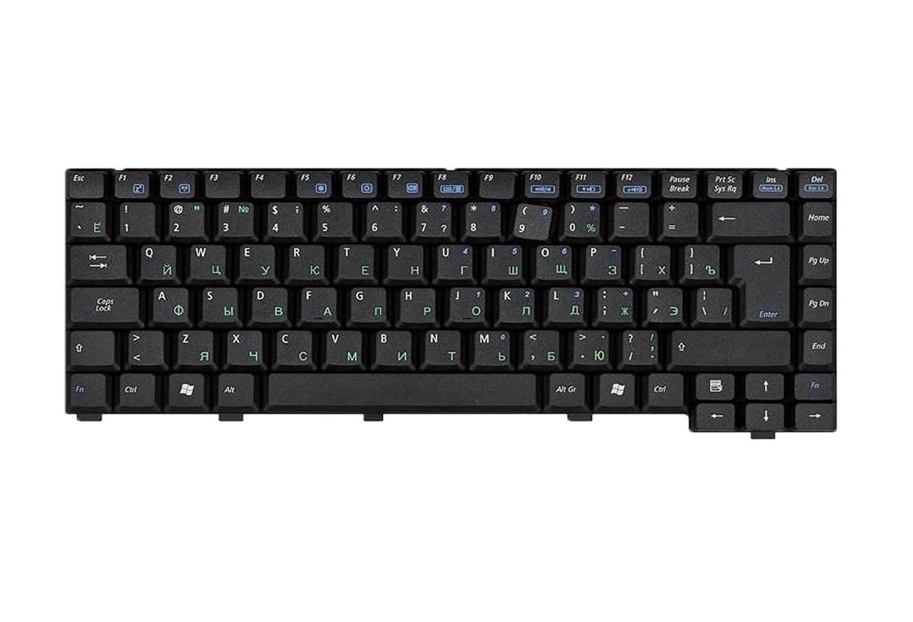Клавиатура для ноутбука Asus A6 A6GA матовая (04GNA51KRUS1)