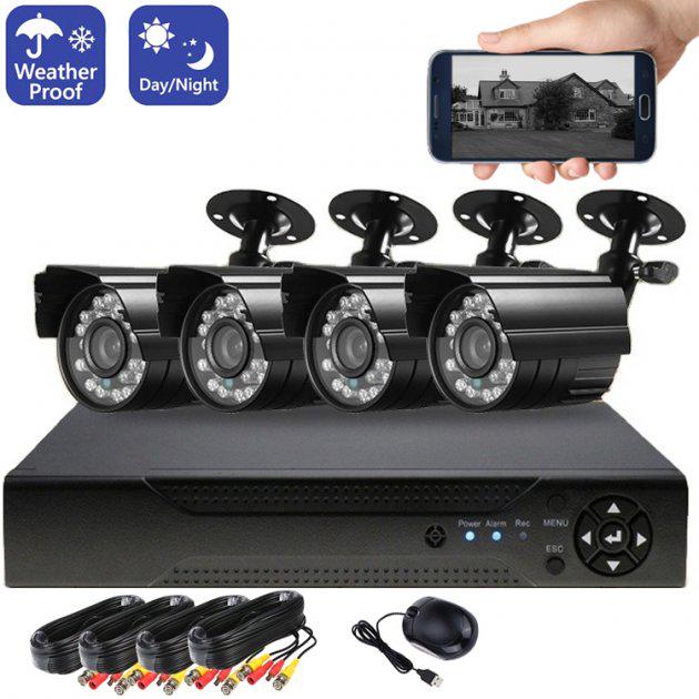 Комплект відеоспостереження DVR Kit 520 на 4 камери (IR004776) - фото 3