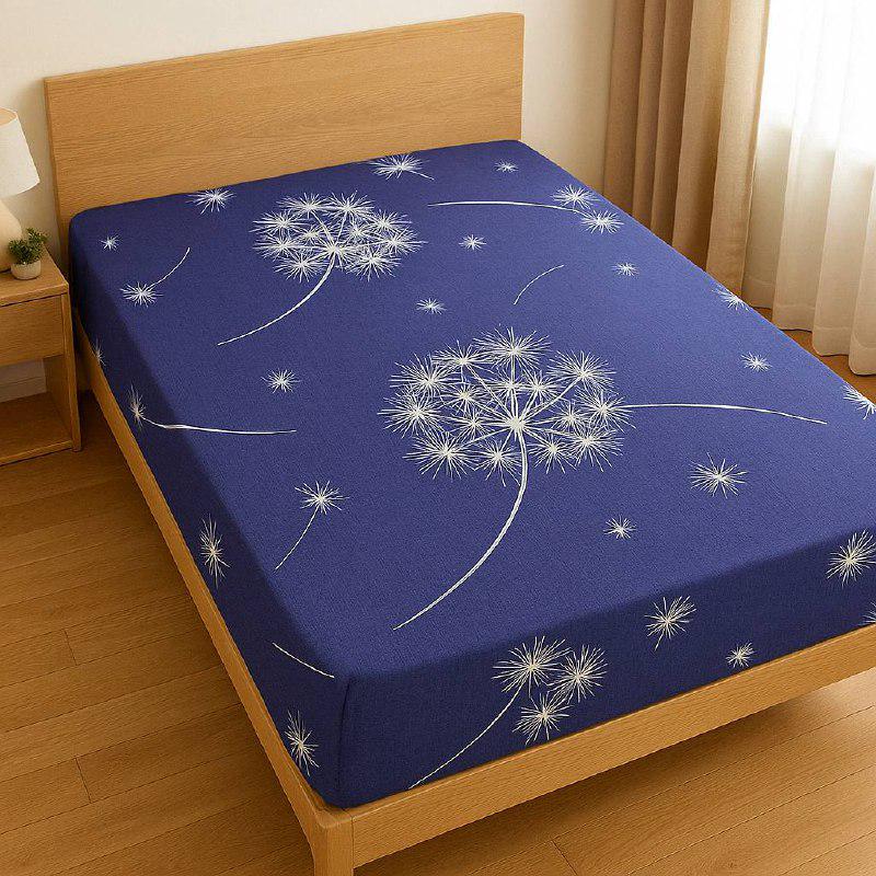 Простынь на резинке Одуванчики ранфорс 180х200 см (R-1504d/WP/x180)