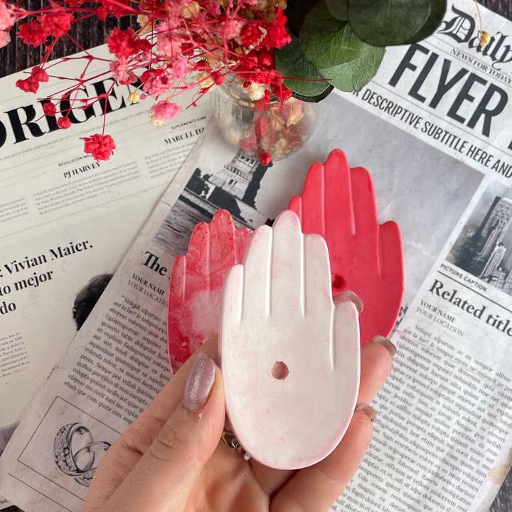 Свічник для тонкої свічки 5candles Долонька мармур (1476_7-352) - фото 11 Свічник для тонкої свічки 5candles Долонька мармур (1476_7-352) - фото 11