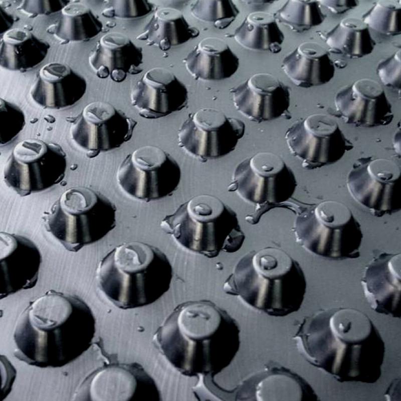 Геомембрана шиповидная Aquaizol Гидростоп ПРО 350 г/м2 2,0х20 м.п. 40 м2 (29719494) - фото 7