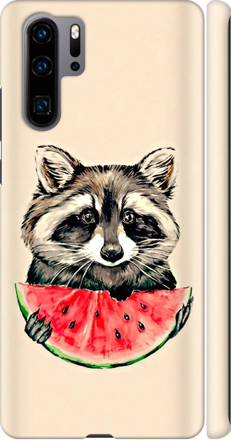 Чехол на Huawei P30 Pro Енотик с арбузом (4605m-1621-42517) Чехол на Huawei P30 Pro Енотик с арбузом (4605m-1621-42517)