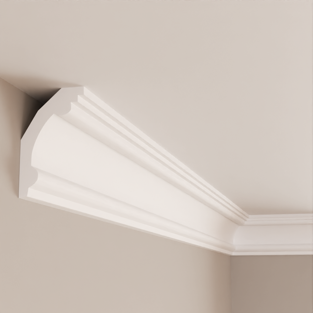 Карниз полиуретановый Gaudi Decor P 2057 83x50x2000 мм (25408796)