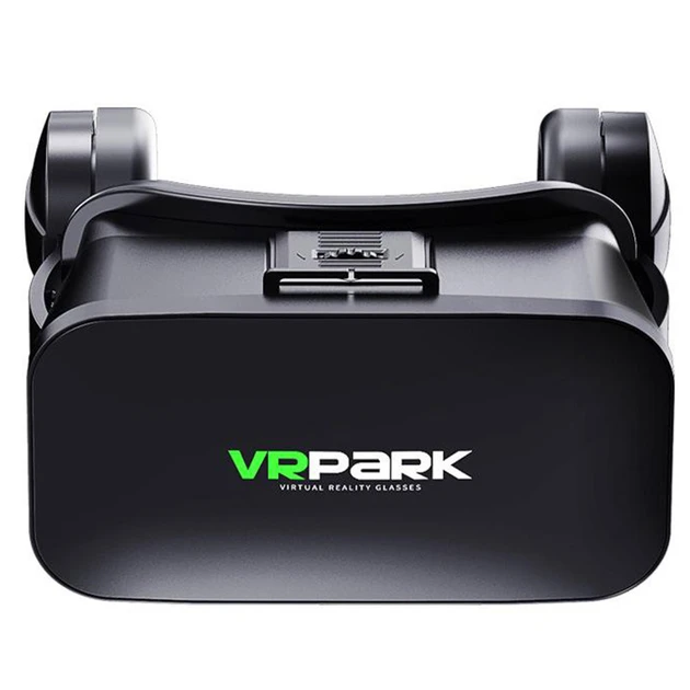 Очки виртуальной реальности VR BOX Park с объемным звуком и пультом Черный (9938) - фото 3