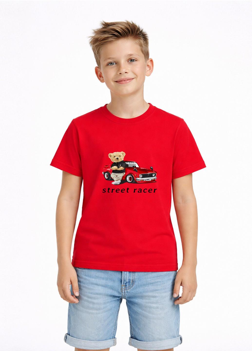 Футболка дитяча Наталюкс "Street racer" р. 34 122-128 см Червоний (1238069166441) Футболка дитяча Наталюкс "Street racer" р. 34 122-128 см Червоний (1238069166441)