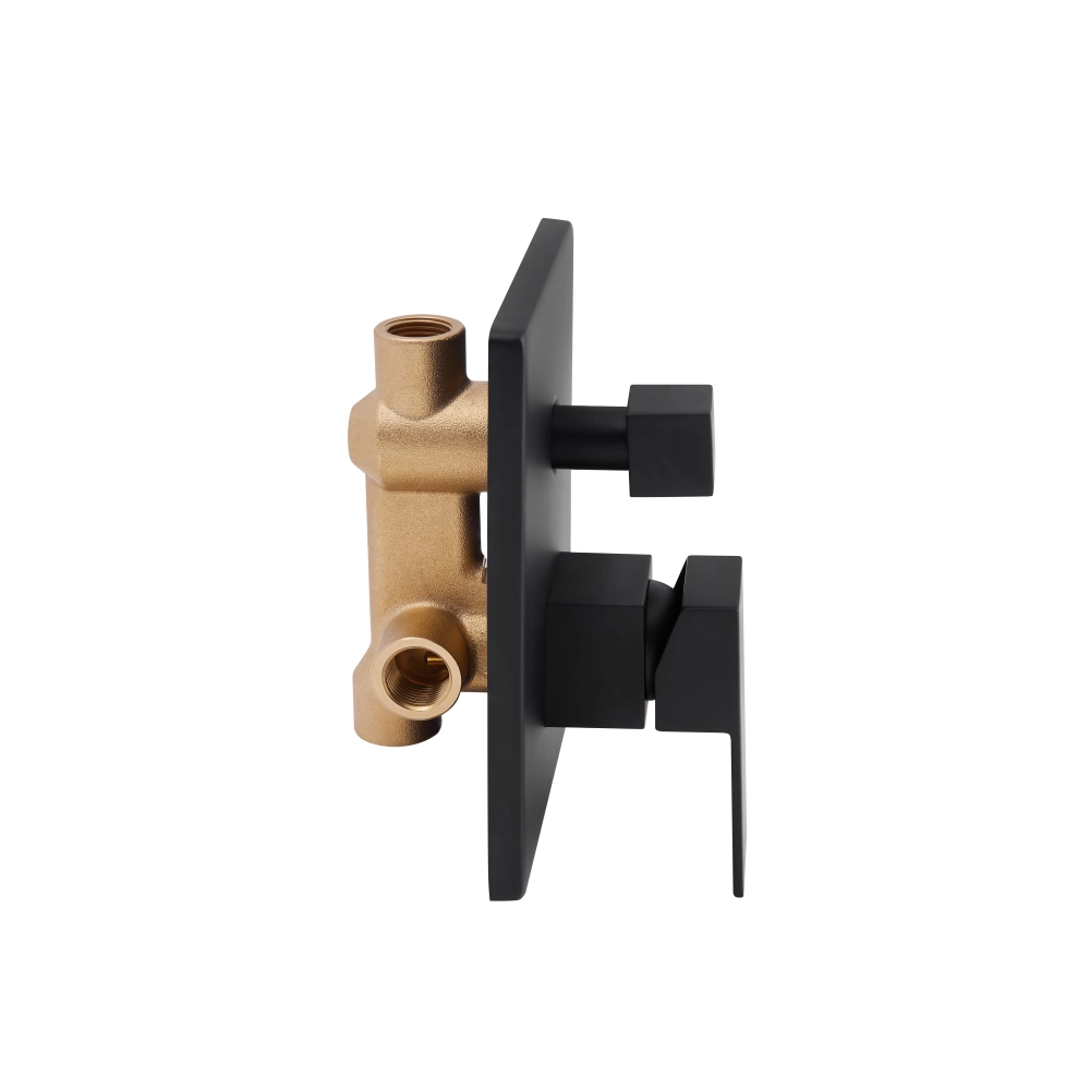 Душевая система скрытого монтажа Q-tap Aqauarius 64103NGB Черный матовый - фото 3