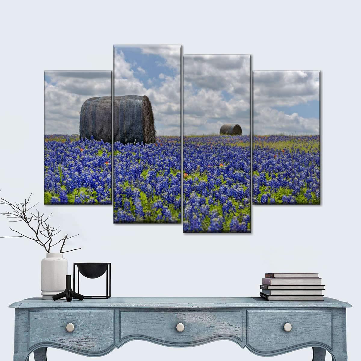 Модульная картина KIL Art Перекоти поле из четырех частей 129x90 см (M4_L_158)