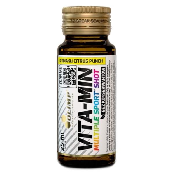Комплекс для спорта витаминно-минеральный Olimp Nutrition Vita-Min Multiple Sport Shot 9х25 мл Citrus Punch (000027120)
