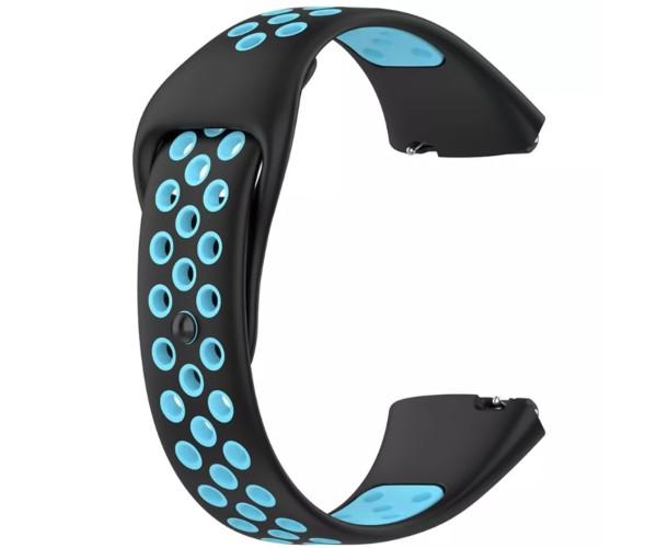 Ремешок Sport Silicone для Xiaomi Redmi Watch 3 Active Черно-синий
