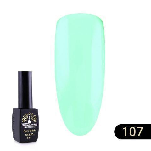 Гель-лак Global Fashion Black elite 107