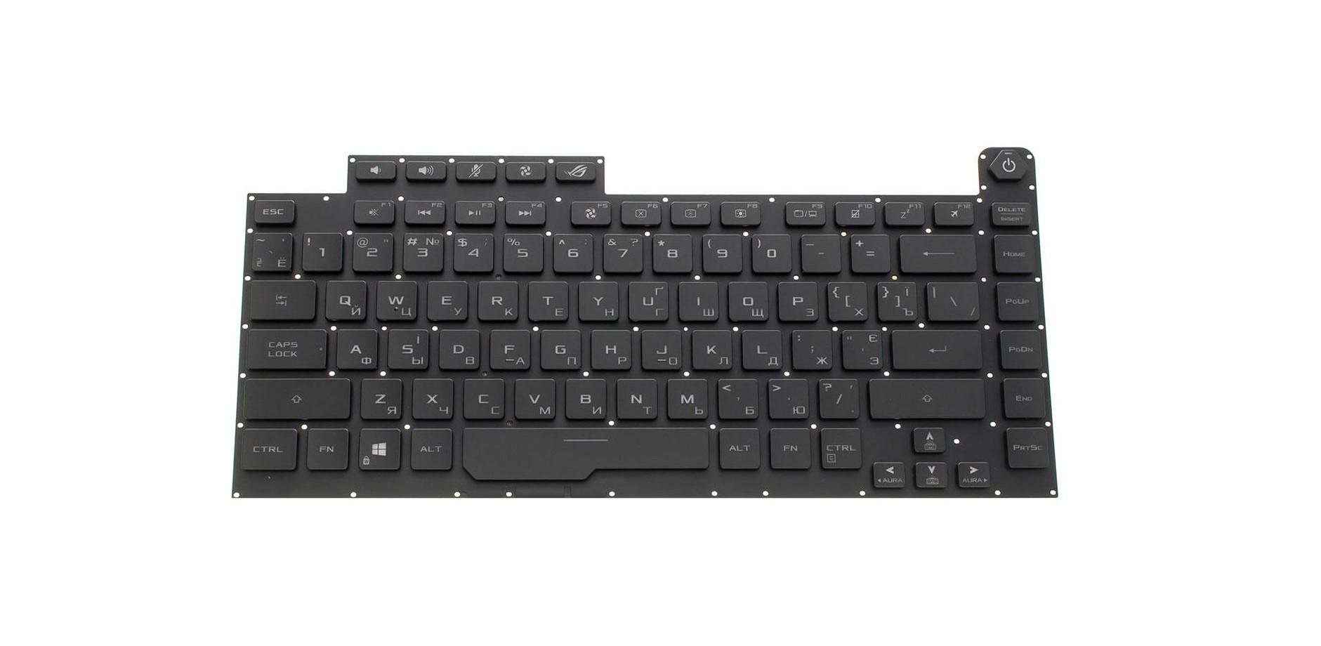 Клавиатура для ноутбука Asus S5DV с подсветкой клавиш (0KNR0-4614RU00)