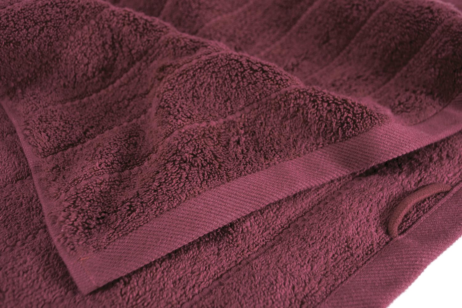 Рушник Irya Frizz microline 500 г/кв. м 90х150 см Бордовий (12408093) - фото 4 Рушник Irya Frizz microline 500 г/кв. м 90х150 см Бордовий (12408093) - фото 4