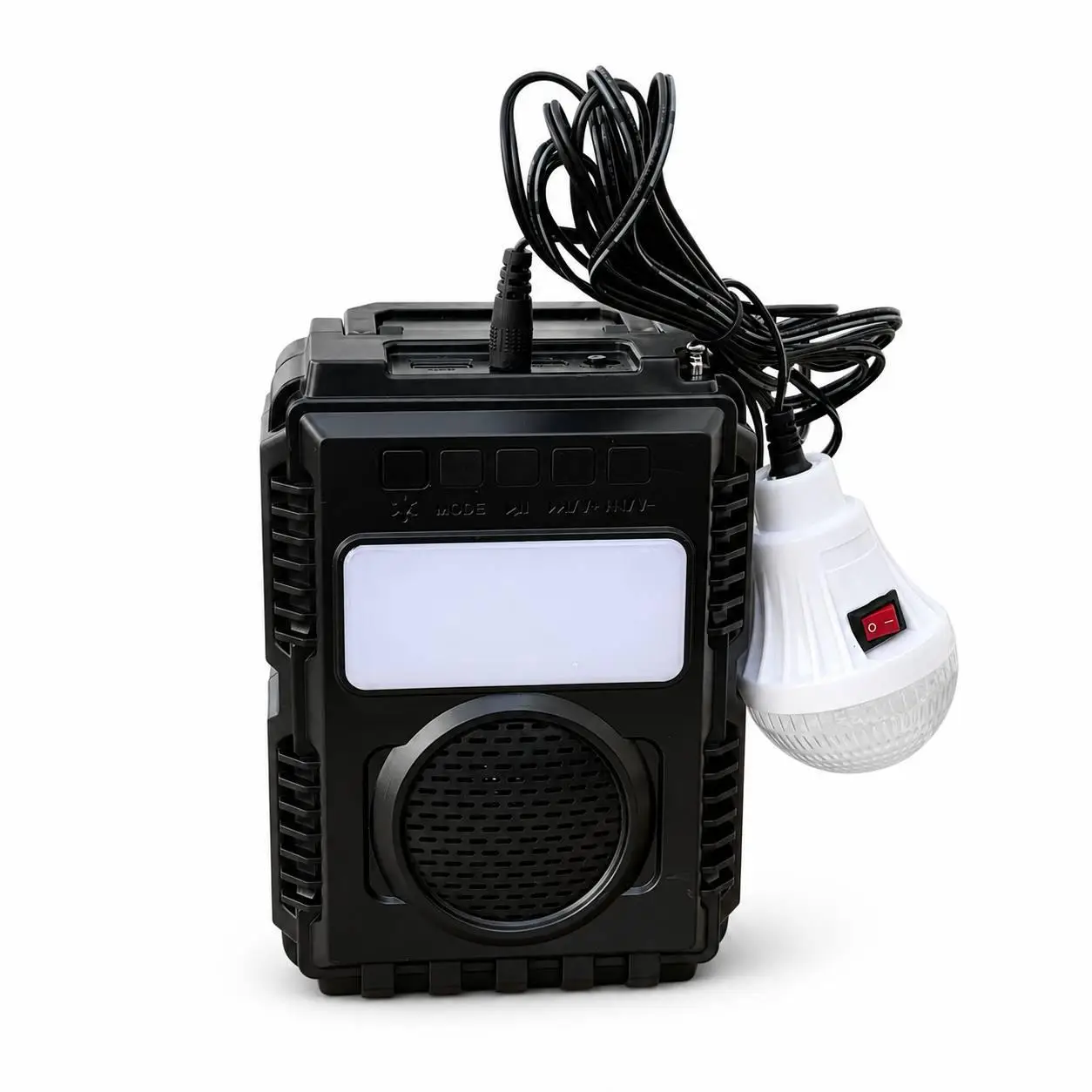 Система освещения солнечная портативная VIKARO VR-566 с Bluetooth-колонкой/FM-радио/MP3/LED-лампой 30 Вт (M1245)
