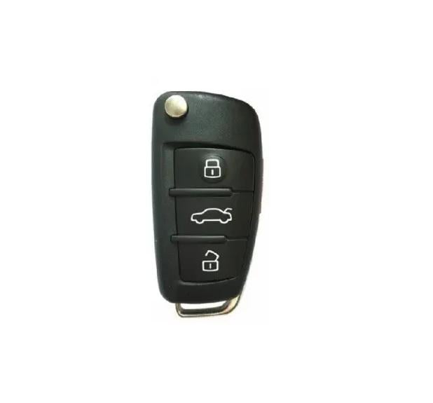 Автоключ со штатной охранной системой Audi RK09A (TRD128)