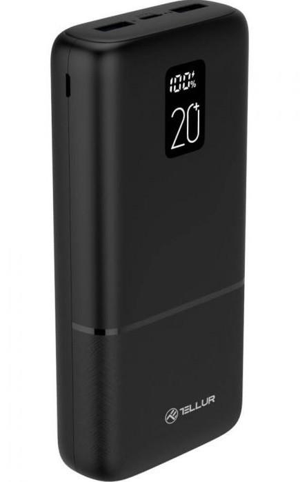 Повербанк Tellur PD202 Boost Pro 20000 mAh Black (TLL158351) - фото 1