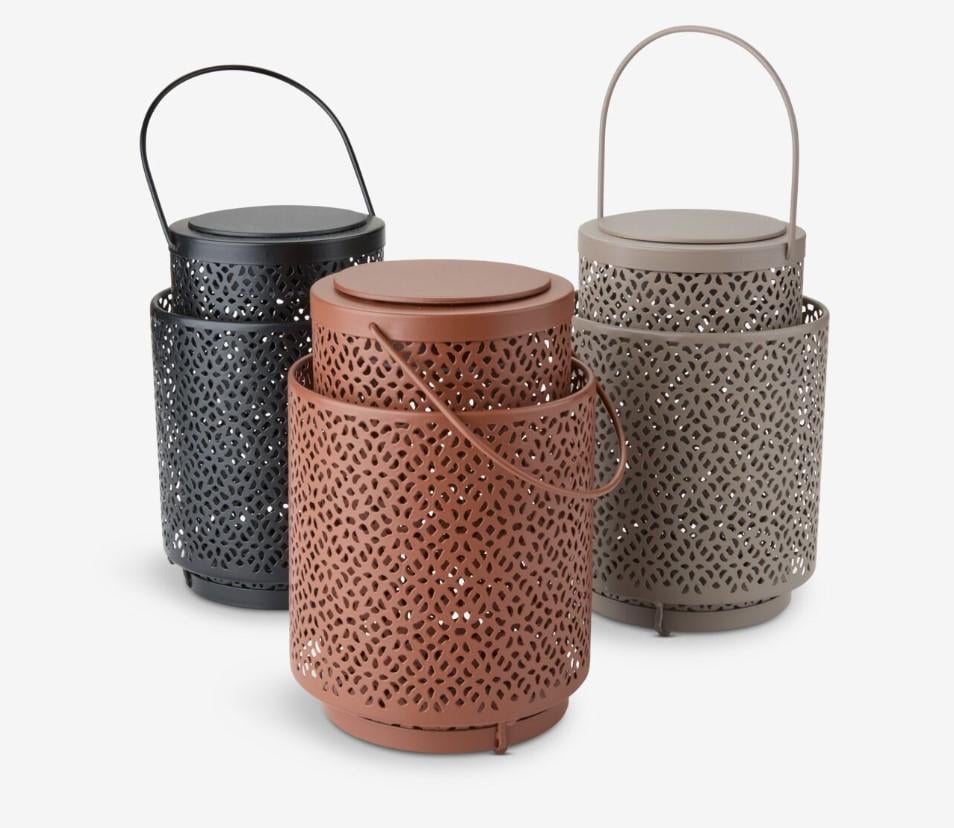 Фонарь-ночник d 12 см высота 18 см 3 шт. Черный/Коричневый/Тауп (49167b0a) Фонарь-ночник d 12 см высота 18 см 3 шт. Черный/Коричневый/Тауп (49167b0a)