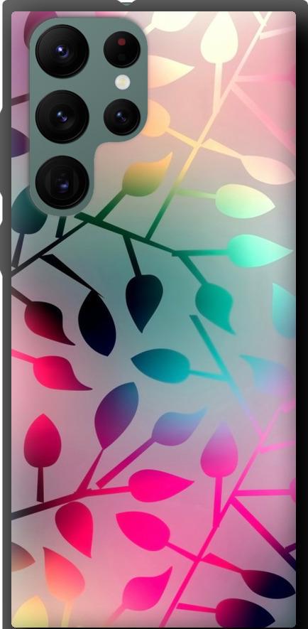 Чехол на Samsung Galaxy S22 Ultra Листья (2235b-2500-42517)