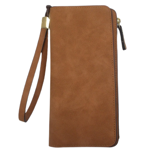 Кошелек женский нубуковый Xeng Sheng 02-1 Коричневый (1419526980)