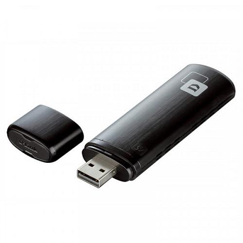 Адаптер Wi-Fi D-Link AC1200 Black (DWA-182) - фото 3