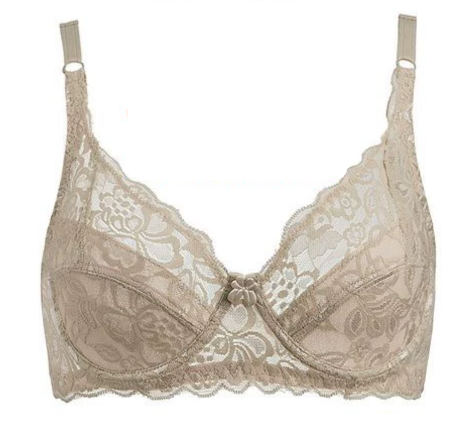 Бюстгальтер мереживний 75C Бежевий (22-87-1595-БЕЖ)