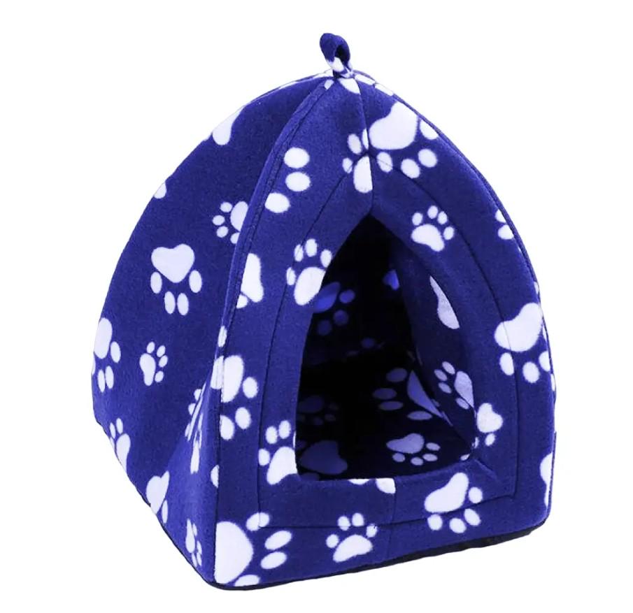 Будиночок-лежак для тварин Kennel Pet Hut для котів і собак 27х28 см Синій (136-1) - фото 8 Будиночок-лежак для тварин Kennel Pet Hut для котів і собак 27х28 см Синій (136-1) - фото 8