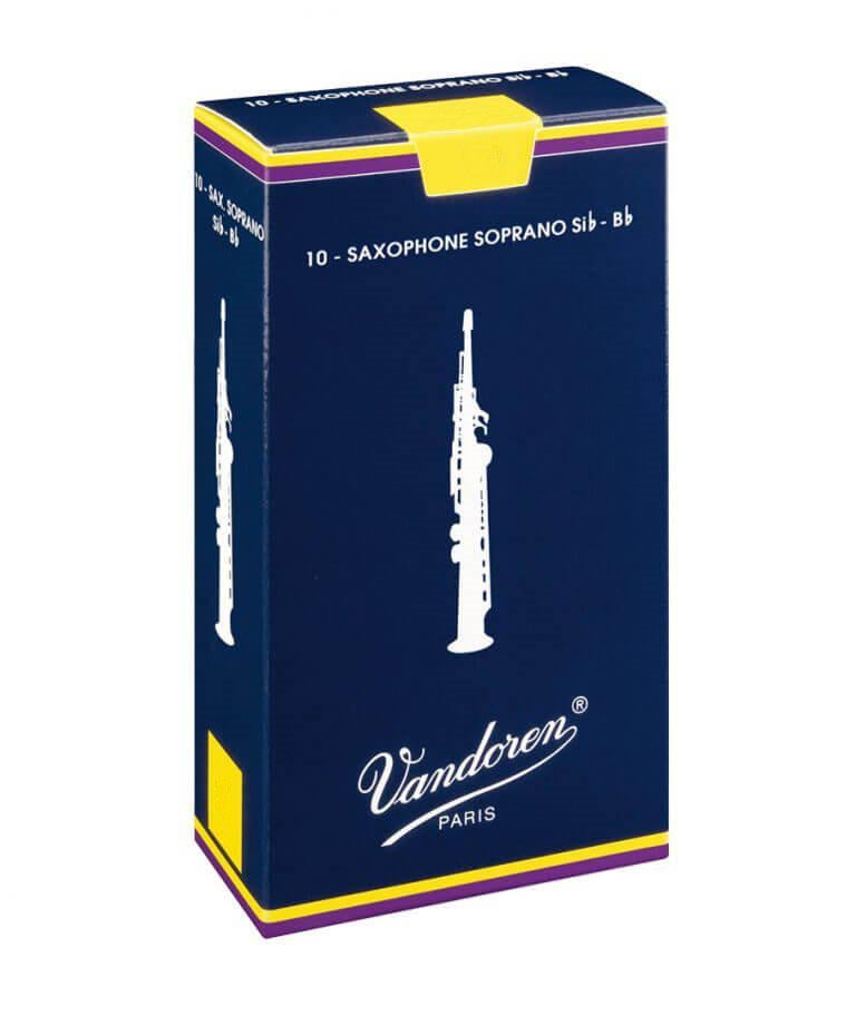 Трость для сопрано-саксофона Vandoren Soprano Saxophone Traditional 3-1/2 10 шт. (G-739826) - фото 1