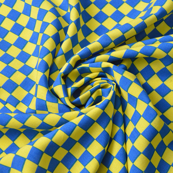 Ткань штапель IDEIA Шахматка 1,4 м (2200004108605)