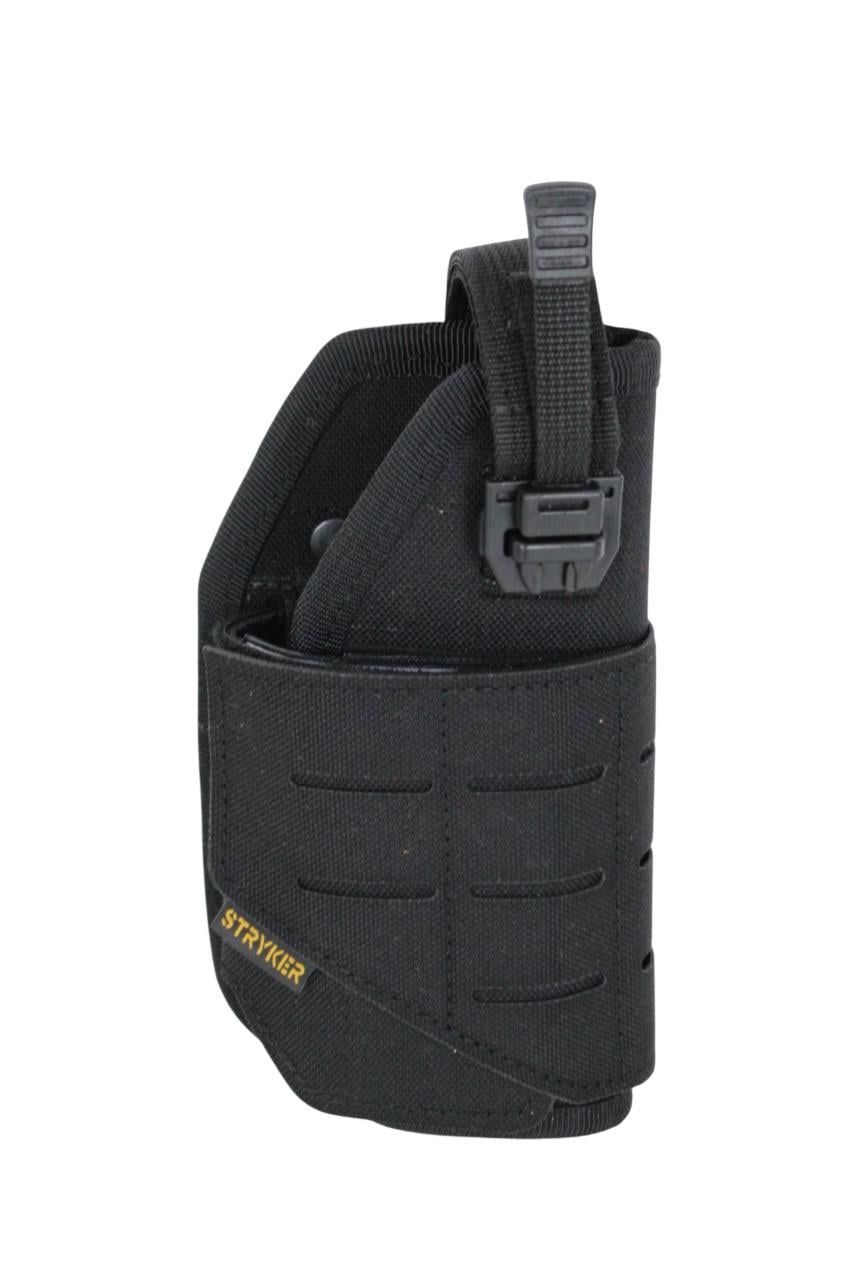 Кобура універсальна пістолетна uaBronik WarBelt R-правша/кріплення брючний ремінь Black (3593334)