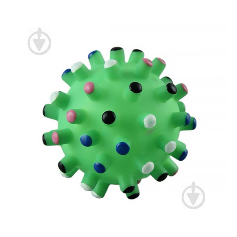 Игрушка мяч для собак с пищалкой Taotaopets 065529 диаметр 6,5см Зеленый Игрушка мяч для собак с пищалкой Taotaopets 065529 диаметр 6,5см Зеленый