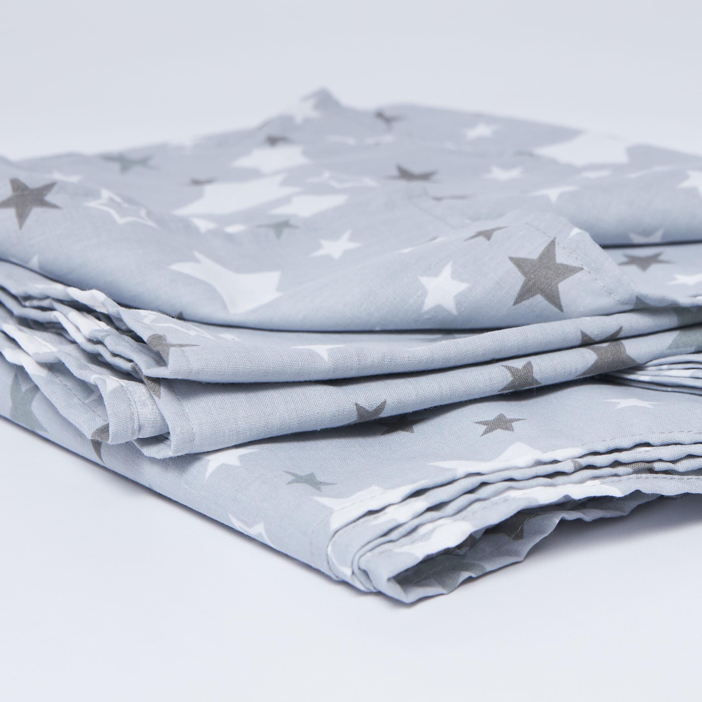 Простынь Moon&Star Silver Stars бязь Gold Lux 150х220 см (MS-860000176) Простынь Moon&Star Silver Stars бязь Gold Lux 150х220 см (MS-860000176)