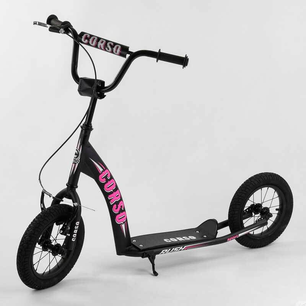 Самокат Corso CR-T 9490/1 ручной передний тормоз/колеса надувные 12" (25112289)