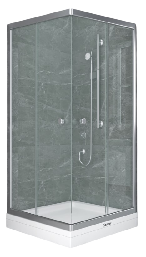 Душевая кабина без поддона The Light Saturn 164 90x90x190 см