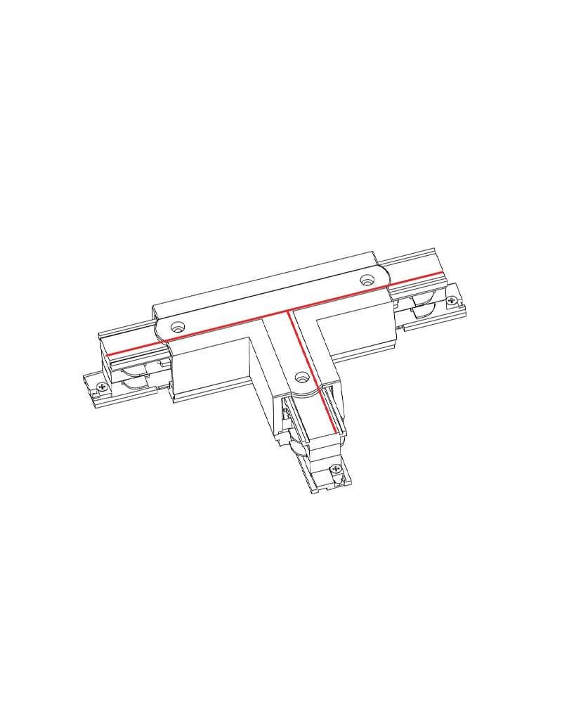 З'єднувач Nowodvorski 8237 Ctls Power T Connector Left 2 T-l2 (2229959395) - фото 3