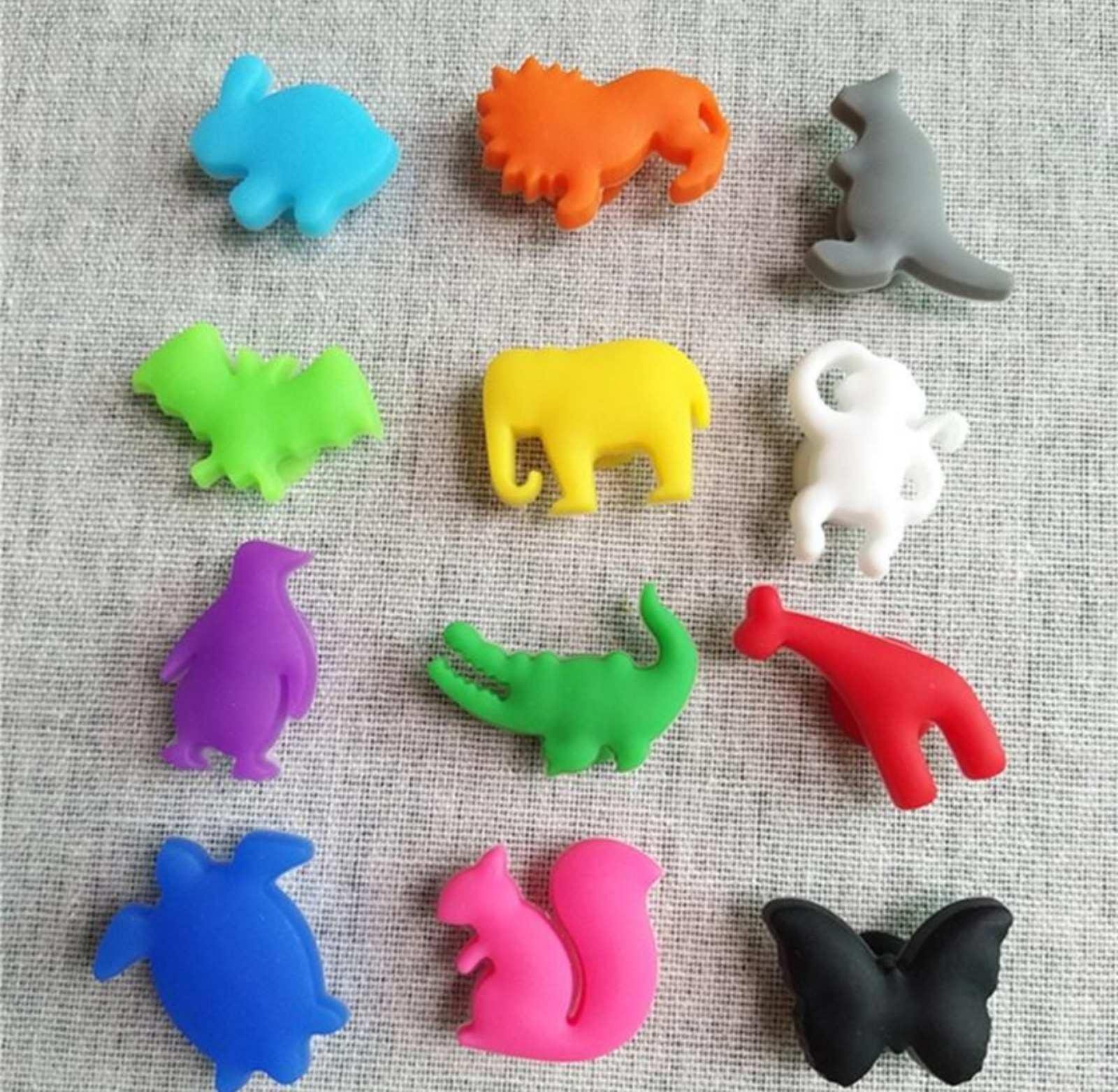 Набір тримачів для чайного пакетика Шалена липучка з харчового силікону - фото 2 Набір тримачів для чайного пакетика Шалена липучка з харчового силікону - фото 2