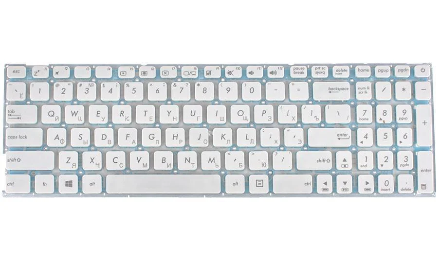 Клавиатура для ноутбука Asus X541SA Белый (167397)