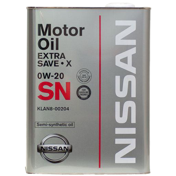 Моторное масло Nissan Extra Save X 0W-20 4 л (KLAP000204)