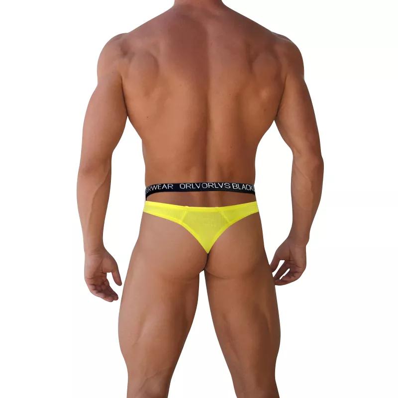 Стрінги ORLVS XL Жовтий (9055) - фото 4 Стрінги ORLVS XL Жовтий (9055) - фото 4