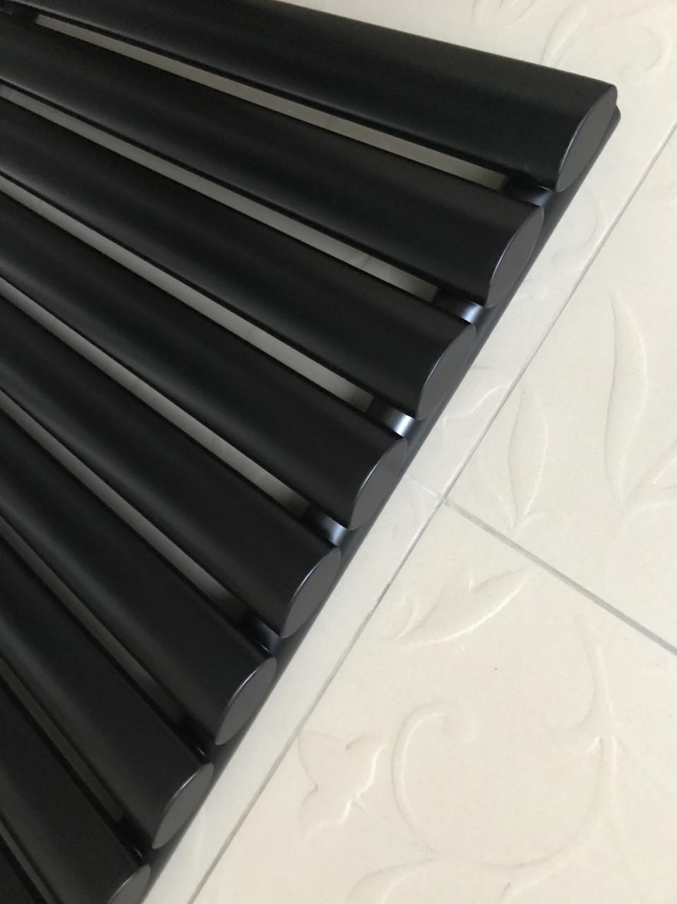 Радіатор опалення London 8/1800 11 тип горизонтальний матовий Чорний - фото 3 Радіатор опалення London 8/1800 11 тип горизонтальний матовий Чорний - фото 3