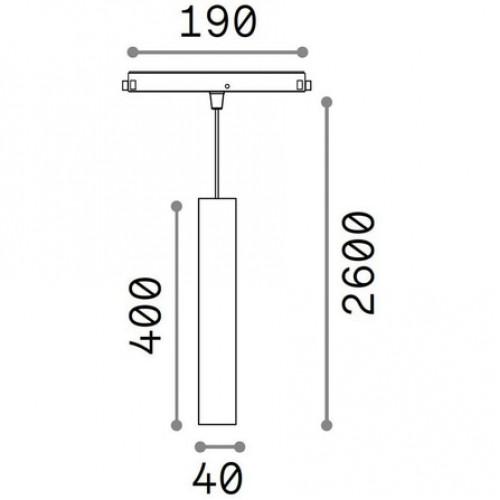 Светильник трековый Ideal Lux Ego Pendant Tube 12 W 3000K Bk (257747) - фото 3 Светильник трековый Ideal Lux Ego Pendant Tube 12 W 3000K Bk (257747) - фото 3
