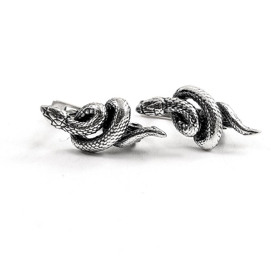 Сережки у вигляді змії Maxi Silver 8885 (88885)