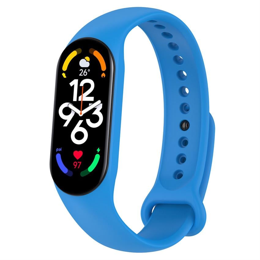 Силіконовий ремінець BeCover для Xiaomi Mi Smart Band 7 Blue (707477)