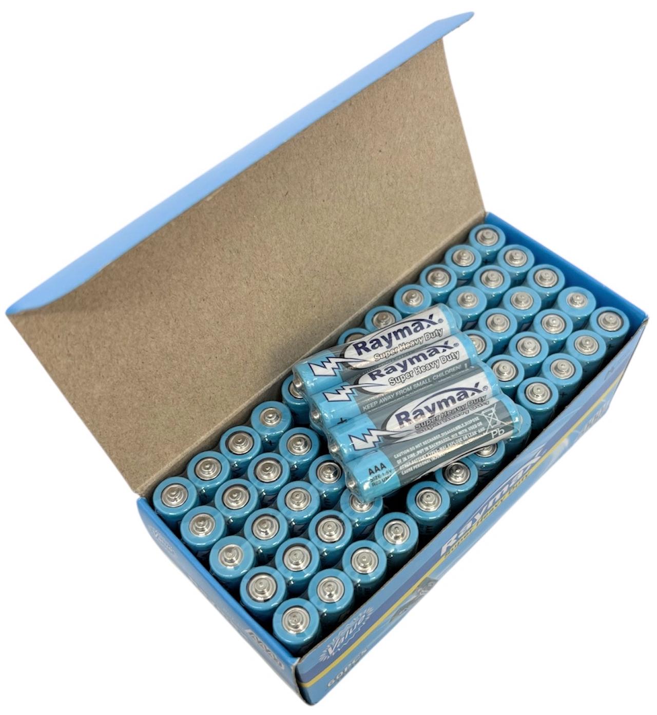Батарейки солевые ААА R03 Raymax пальчиковые мини 60 шт. (29831120)