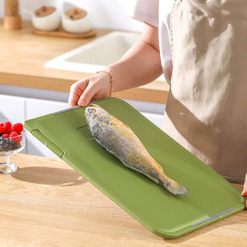 Доска кухонная для нарезки двусторонняя 26x37,5 см Зеленый (NR0246_4) - фото 3 Доска кухонная для нарезки двусторонняя 26x37,5 см Зеленый (NR0246_4) - фото 3