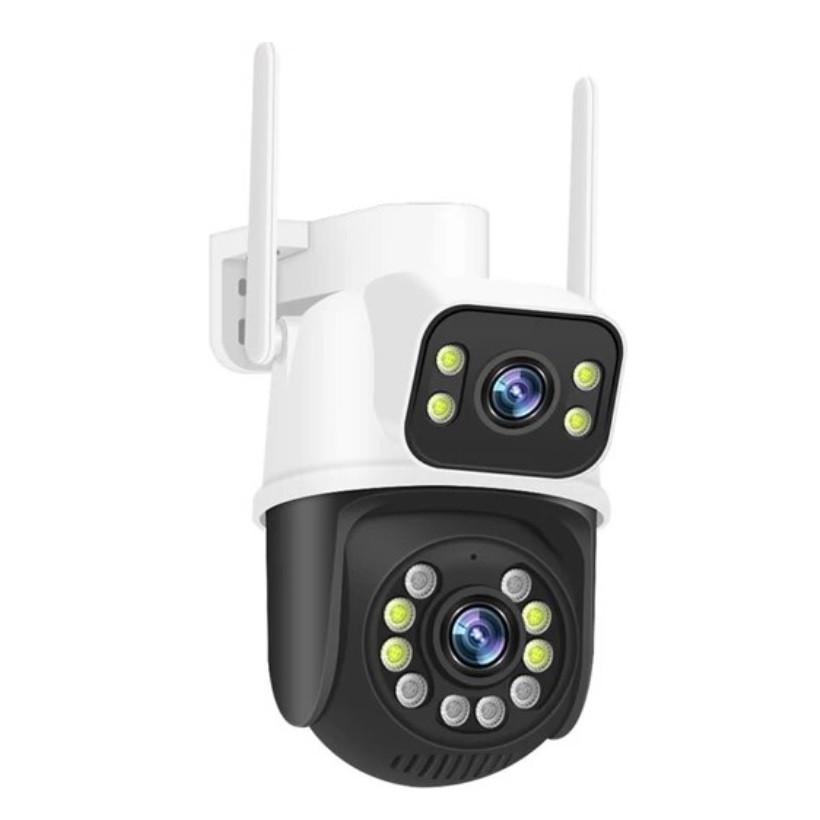 Камера видеонаблюдения Rias Q25 IP iCSee APP Wi-Fi 2 объектива 3MP уличная с удаленным доступом (2102621513) Камера видеонаблюдения Rias Q25 IP iCSee APP Wi-Fi 2 объектива 3MP уличная с удаленным доступом (2102621513)