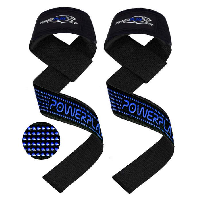 Лямки для тяги PowerPlay 7064 Черно-синий (A-011756) - фото 3 Лямки для тяги PowerPlay 7064 Черно-синий (A-011756) - фото 3